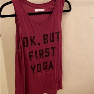 Spiritual Gangster ok, but first yoga tank